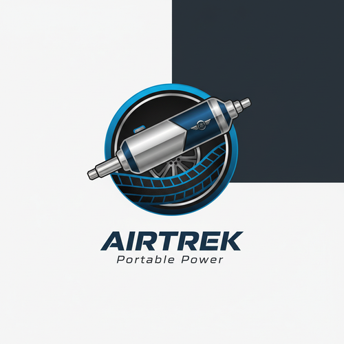 fait un logo pour pompeur de voiture portable