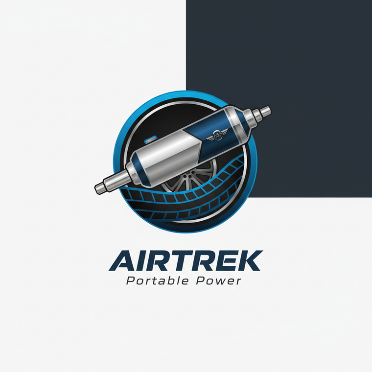 fait un logo pour pompeur de voiture portable